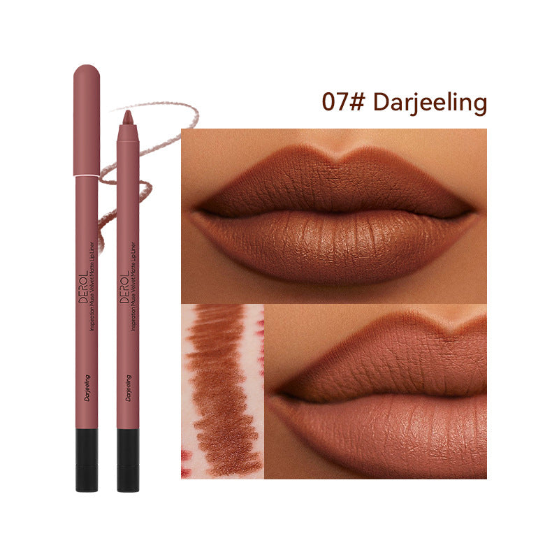 Matte Lipstick Lipliner High Shade Velvet Mist Lipstick Matte Lipstick Lipliner High Shade Velvet Mist Lipstick